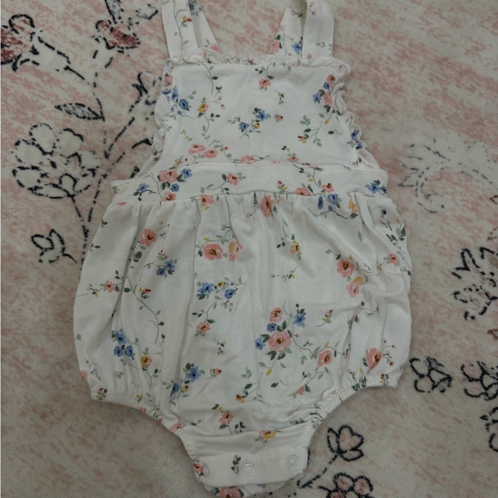 Angel Dear Floral Baby Outfit